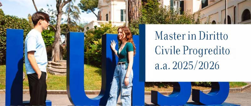 Master in Diritto Civile Progredito a.a. 2025/2026